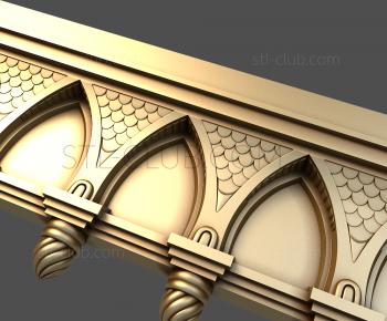 3D model Pointed arches (STL)